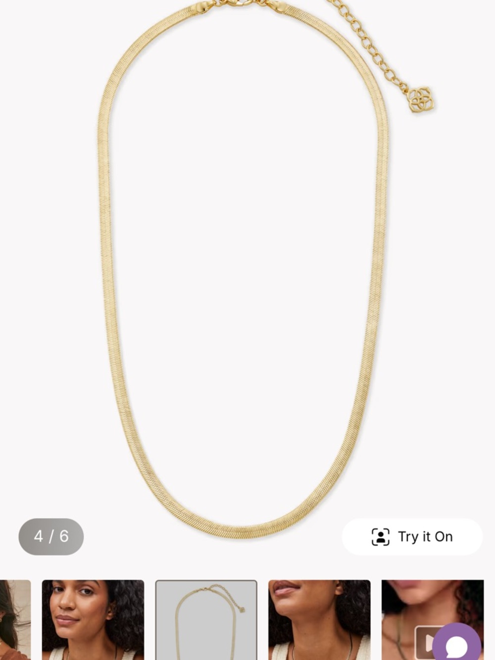 Kendra Scott Kassie Chain Necklace - Elegant Women's Jewelry - Picture 4 of 5